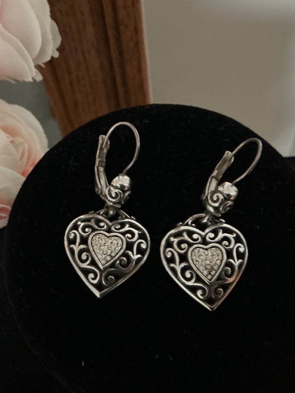Brighton Reno Heart Leverback Earrings